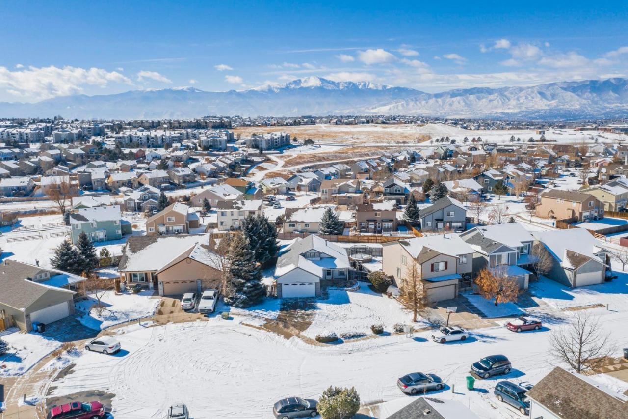 Cozy 4Br House With Peak Views In Colorado Springs Villa Luaran gambar